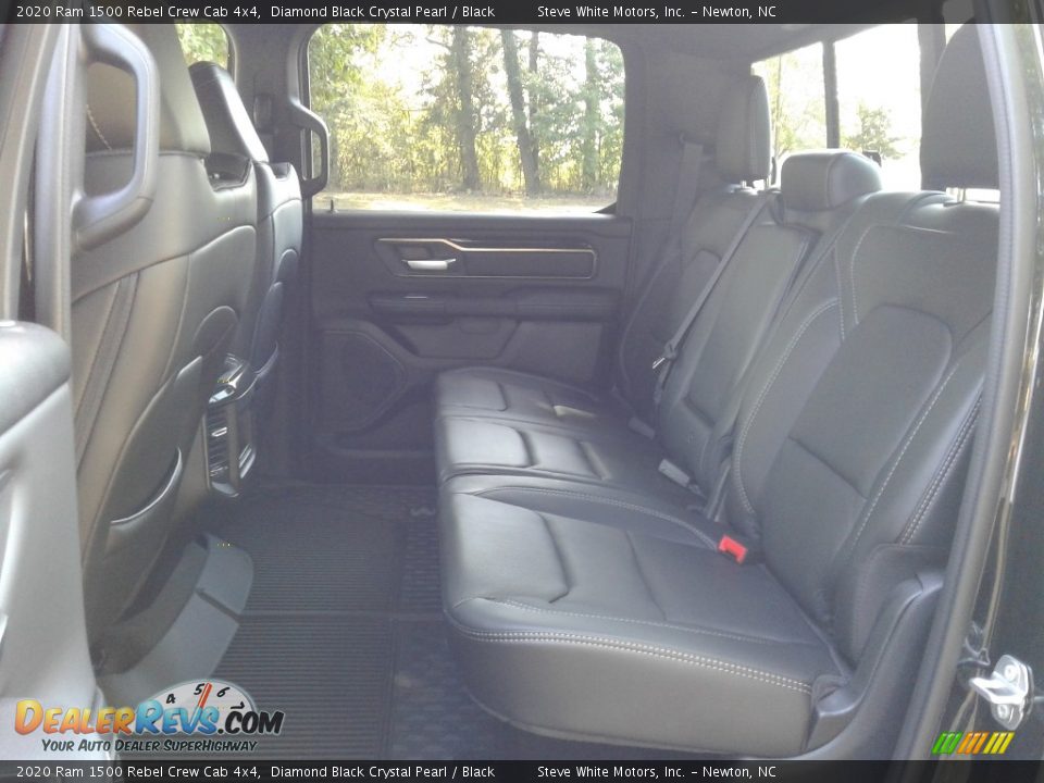 2020 Ram 1500 Rebel Crew Cab 4x4 Diamond Black Crystal Pearl / Black Photo #11