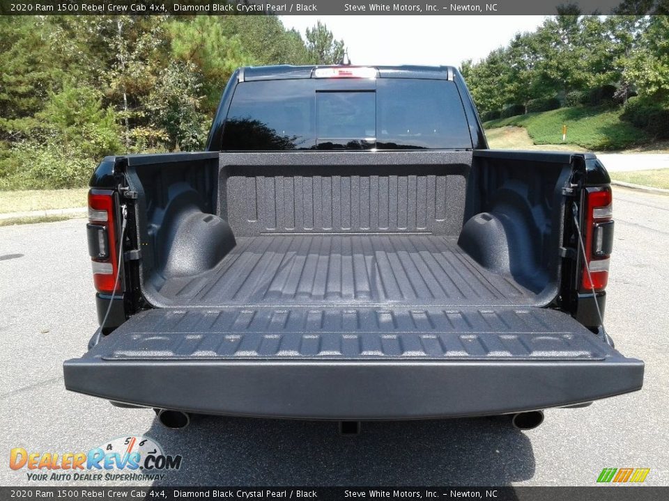 2020 Ram 1500 Rebel Crew Cab 4x4 Diamond Black Crystal Pearl / Black Photo #12