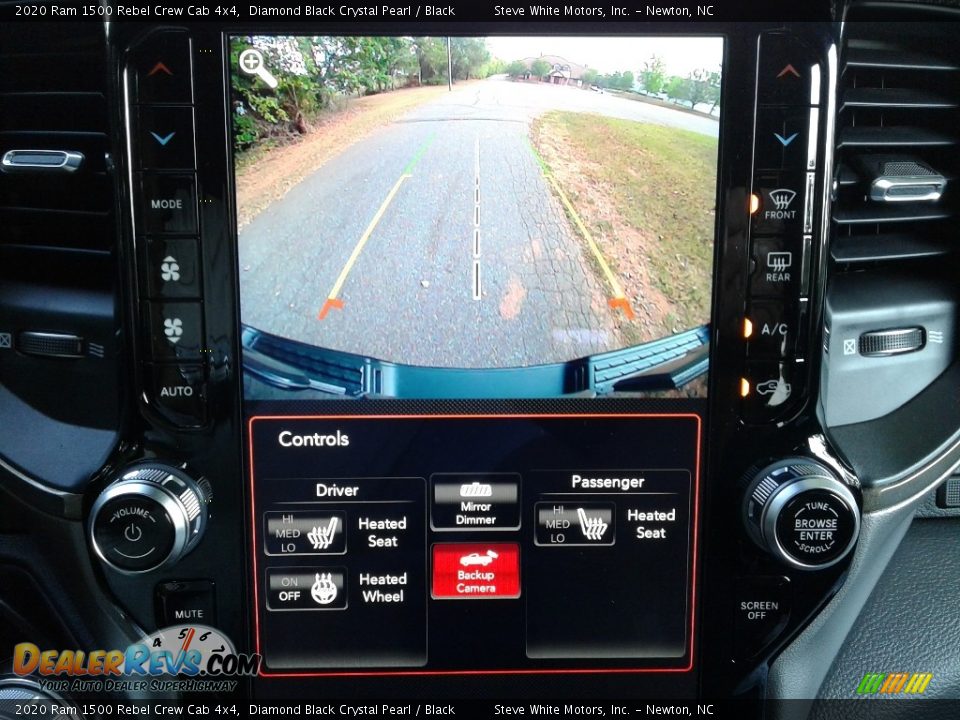 2020 Ram 1500 Rebel Crew Cab 4x4 Diamond Black Crystal Pearl / Black Photo #22
