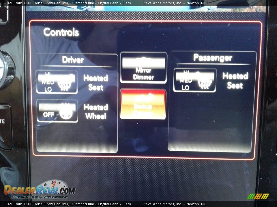 2020 Ram 1500 Rebel Crew Cab 4x4 Diamond Black Crystal Pearl / Black Photo #23