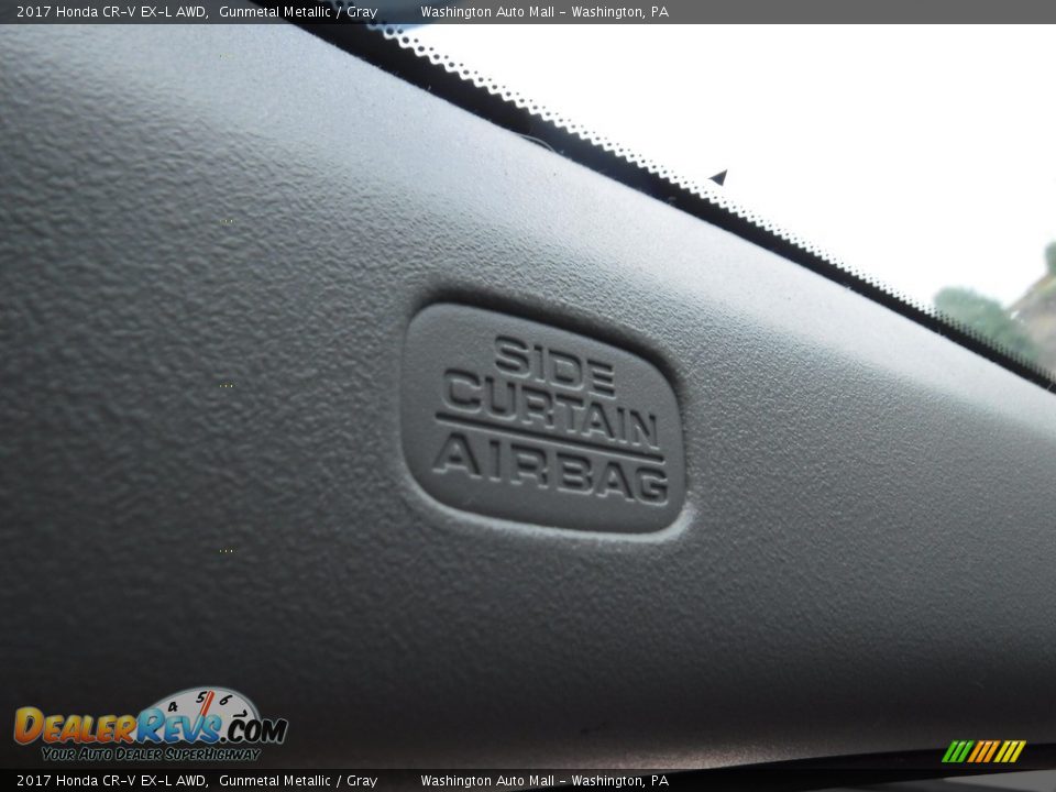 2017 Honda CR-V EX-L AWD Gunmetal Metallic / Gray Photo #24