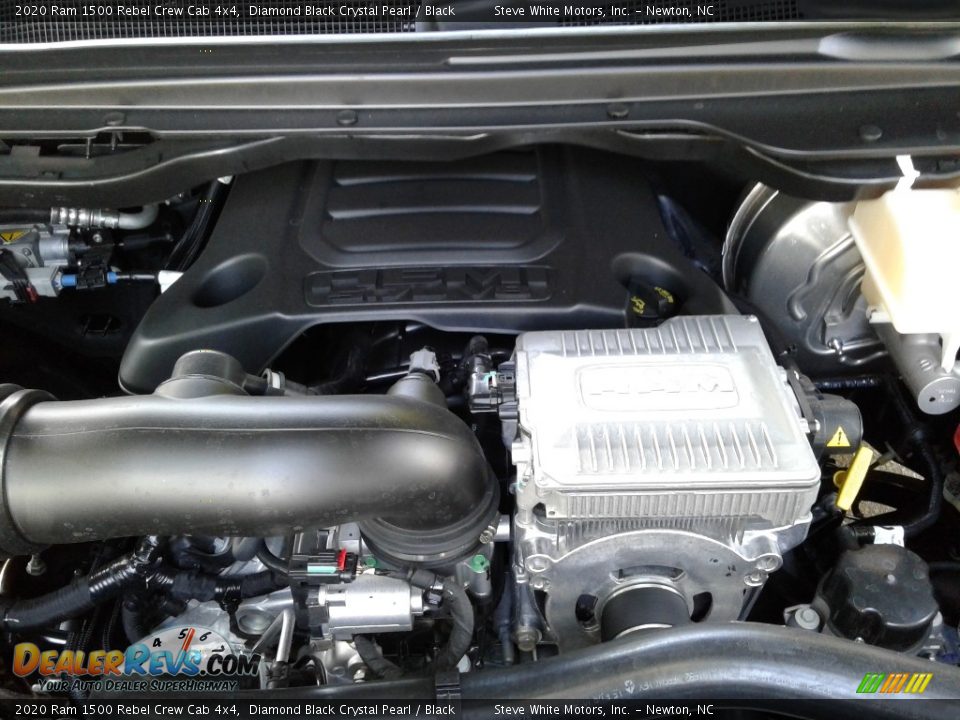 2020 Ram 1500 Rebel Crew Cab 4x4 Diamond Black Crystal Pearl / Black Photo #33