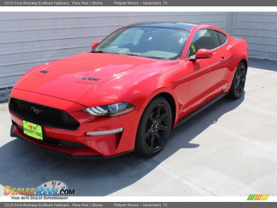 2019 Ford Mustang EcoBoost Fastback Race Red / Ebony Photo #4