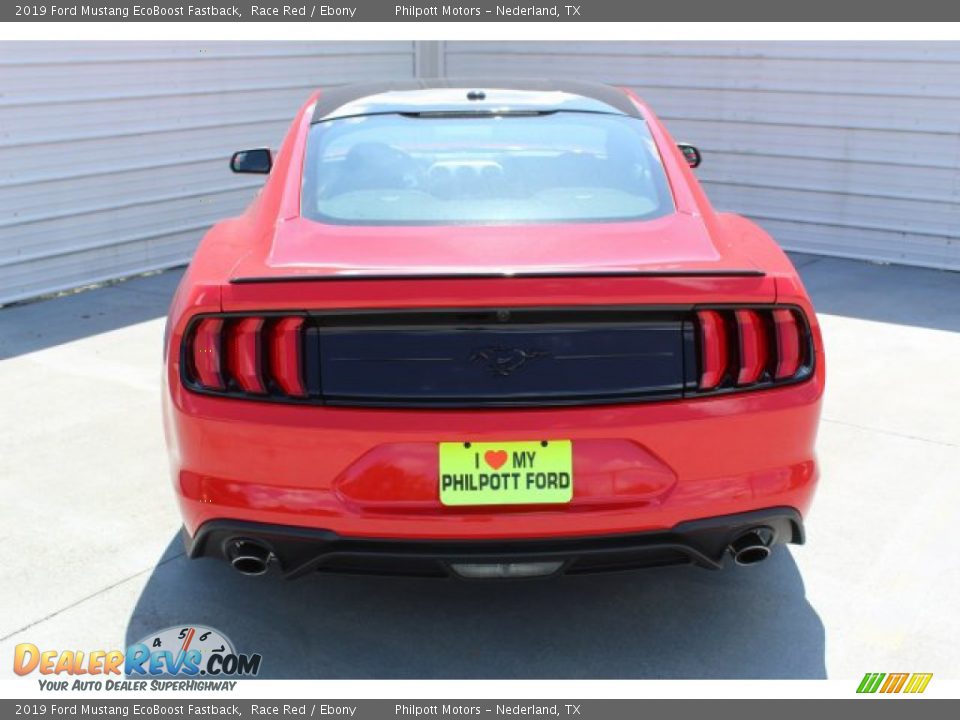 2019 Ford Mustang EcoBoost Fastback Race Red / Ebony Photo #8