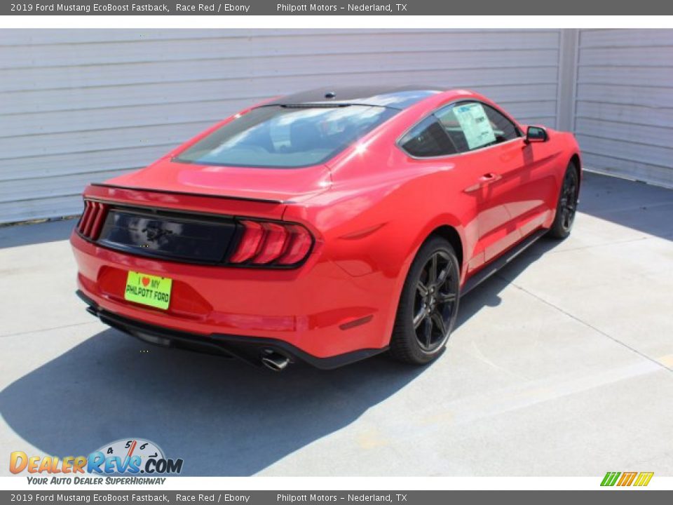 2019 Ford Mustang EcoBoost Fastback Race Red / Ebony Photo #9