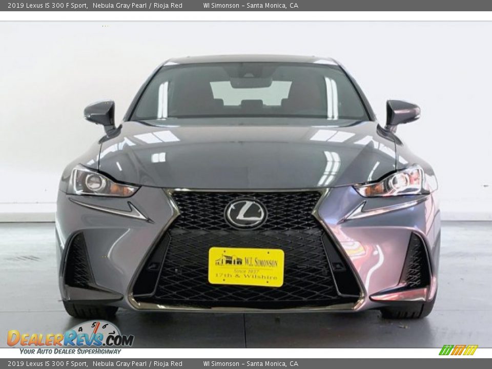 2019 Lexus IS 300 F Sport Nebula Gray Pearl / Rioja Red Photo #2