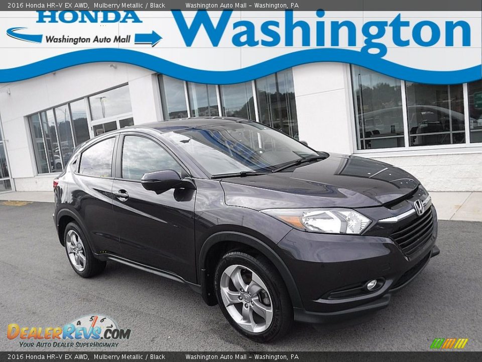 2016 Honda HR-V EX AWD Mulberry Metallic / Black Photo #1