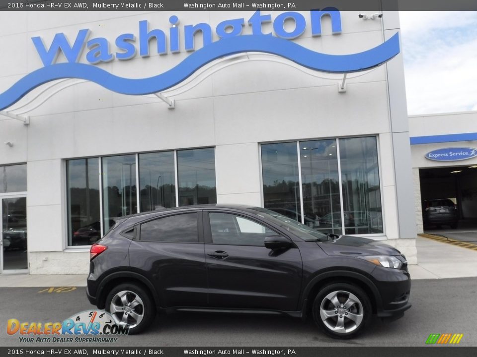 2016 Honda HR-V EX AWD Mulberry Metallic / Black Photo #2