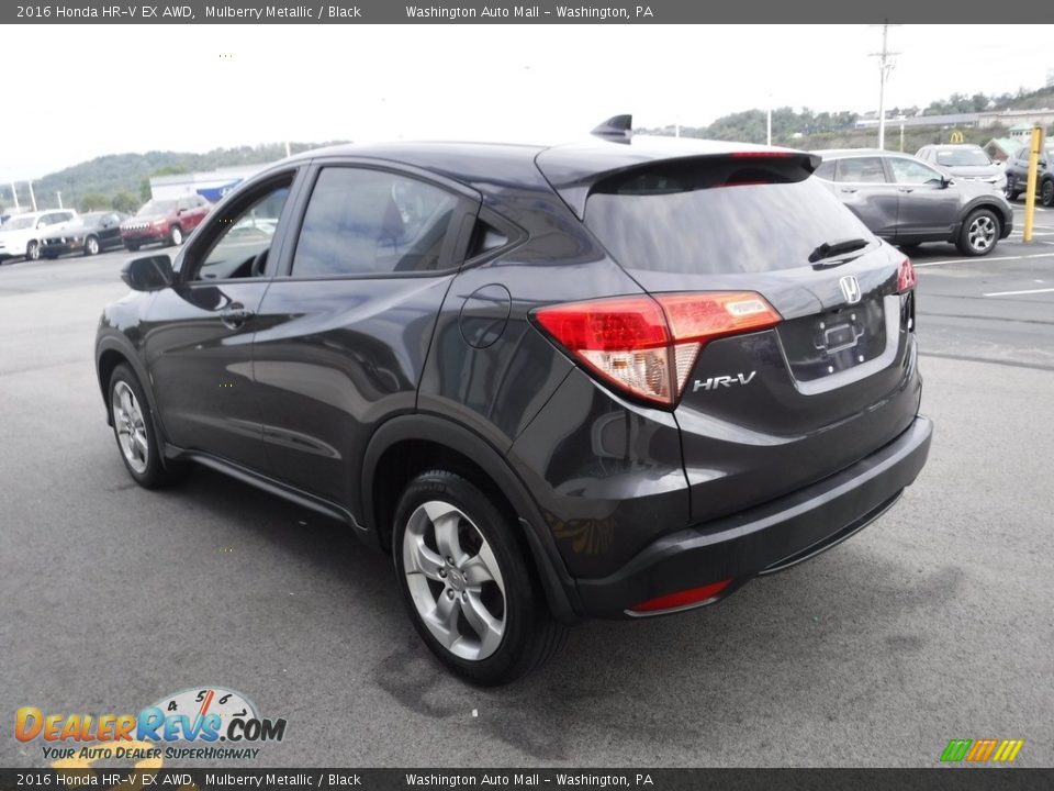 2016 Honda HR-V EX AWD Mulberry Metallic / Black Photo #7