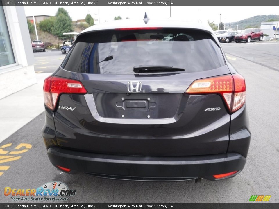 2016 Honda HR-V EX AWD Mulberry Metallic / Black Photo #8