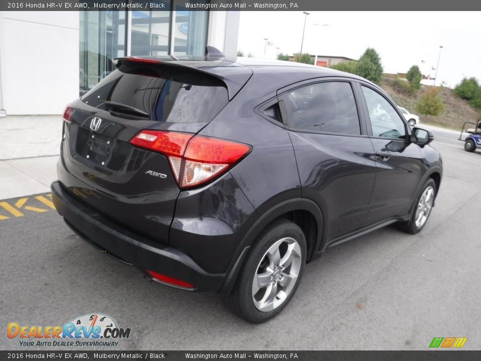 2016 Honda HR-V EX AWD Mulberry Metallic / Black Photo #9