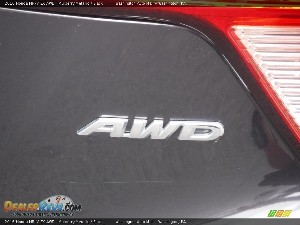2016 Honda HR-V EX AWD Mulberry Metallic / Black Photo #10