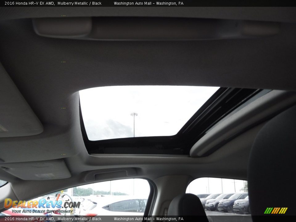 2016 Honda HR-V EX AWD Mulberry Metallic / Black Photo #11