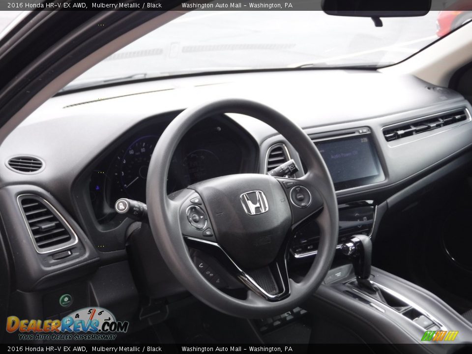 2016 Honda HR-V EX AWD Mulberry Metallic / Black Photo #12