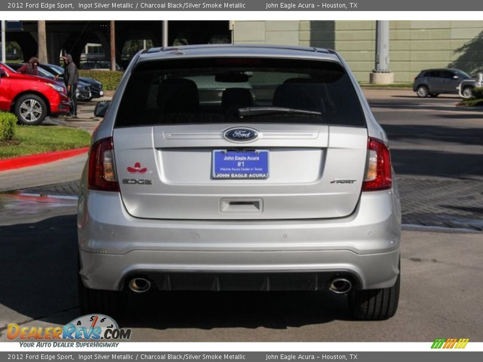 2012 Ford Edge Sport Ingot Silver Metallic / Charcoal Black/Silver Smoke Metallic Photo #6