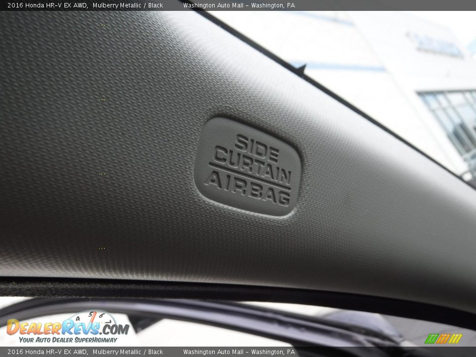 2016 Honda HR-V EX AWD Mulberry Metallic / Black Photo #21