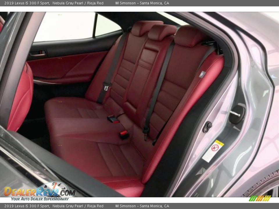Rear Seat of 2019 Lexus IS 300 F Sport Photo #15