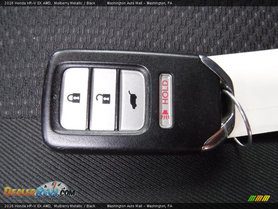 2016 Honda HR-V EX AWD Mulberry Metallic / Black Photo #23