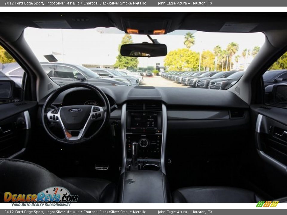 2012 Ford Edge Sport Ingot Silver Metallic / Charcoal Black/Silver Smoke Metallic Photo #9