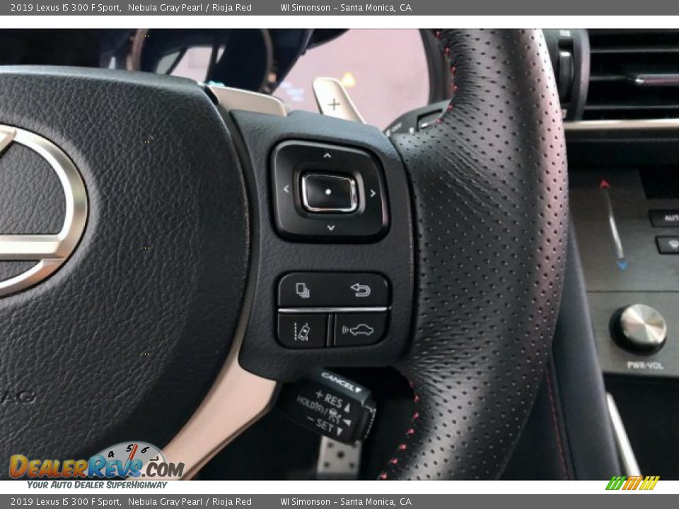 2019 Lexus IS 300 F Sport Steering Wheel Photo #19