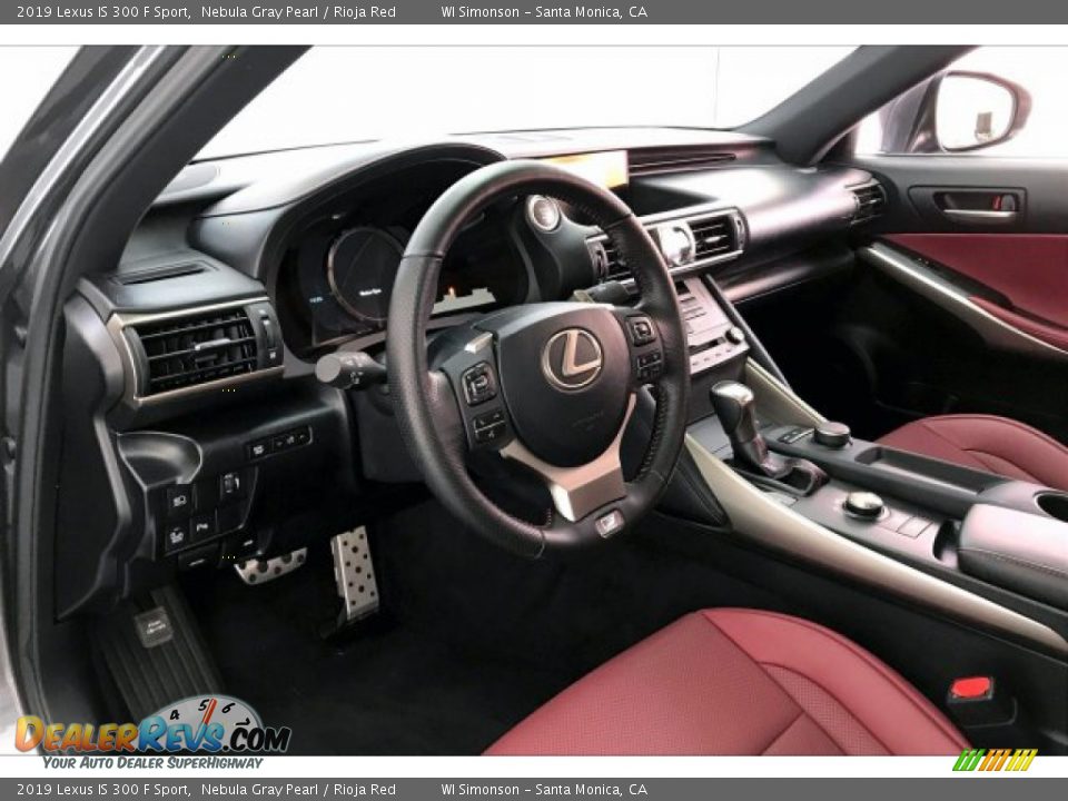 Rioja Red Interior - 2019 Lexus IS 300 F Sport Photo #22