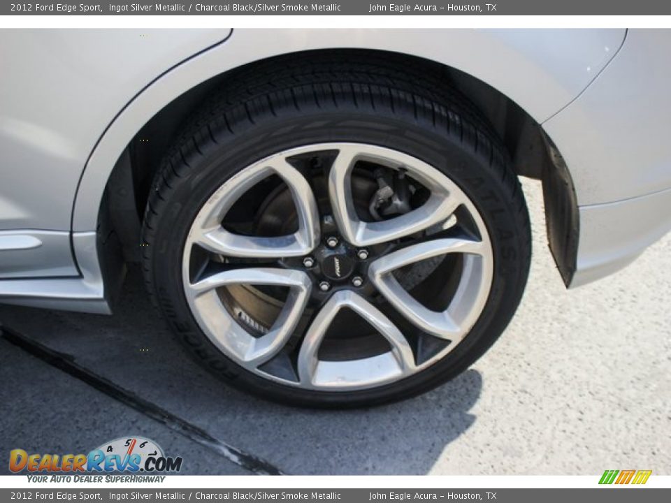2012 Ford Edge Sport Ingot Silver Metallic / Charcoal Black/Silver Smoke Metallic Photo #13