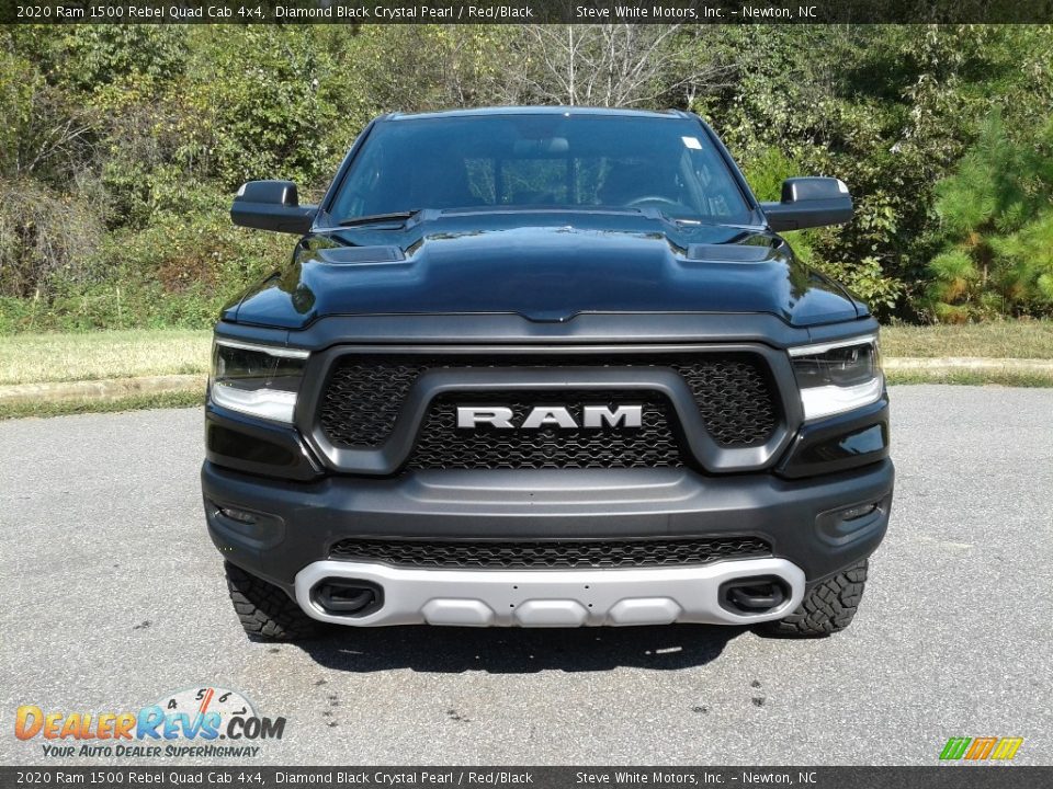 Diamond Black Crystal Pearl 2020 Ram 1500 Rebel Quad Cab 4x4 Photo #3