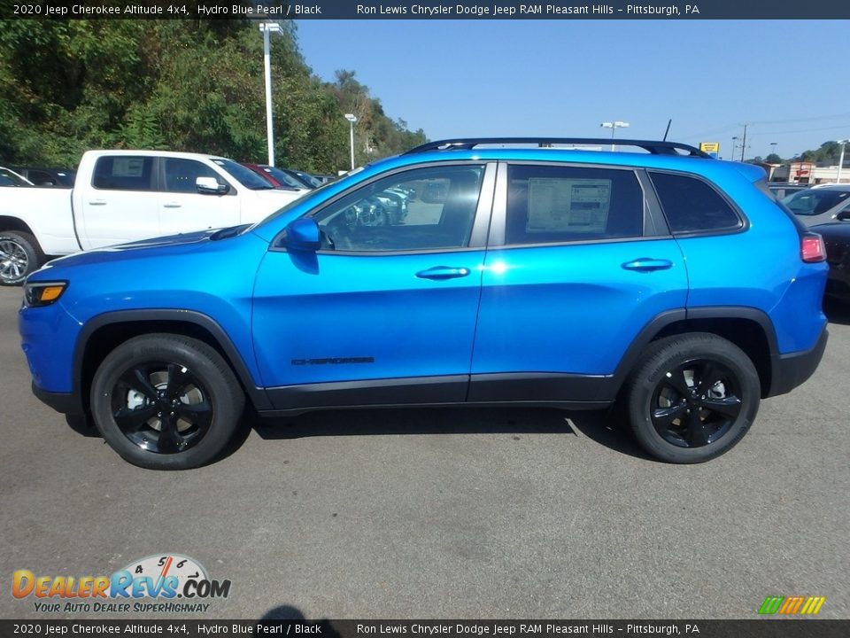 2020 Jeep Cherokee Altitude 4x4 Hydro Blue Pearl / Black Photo #2