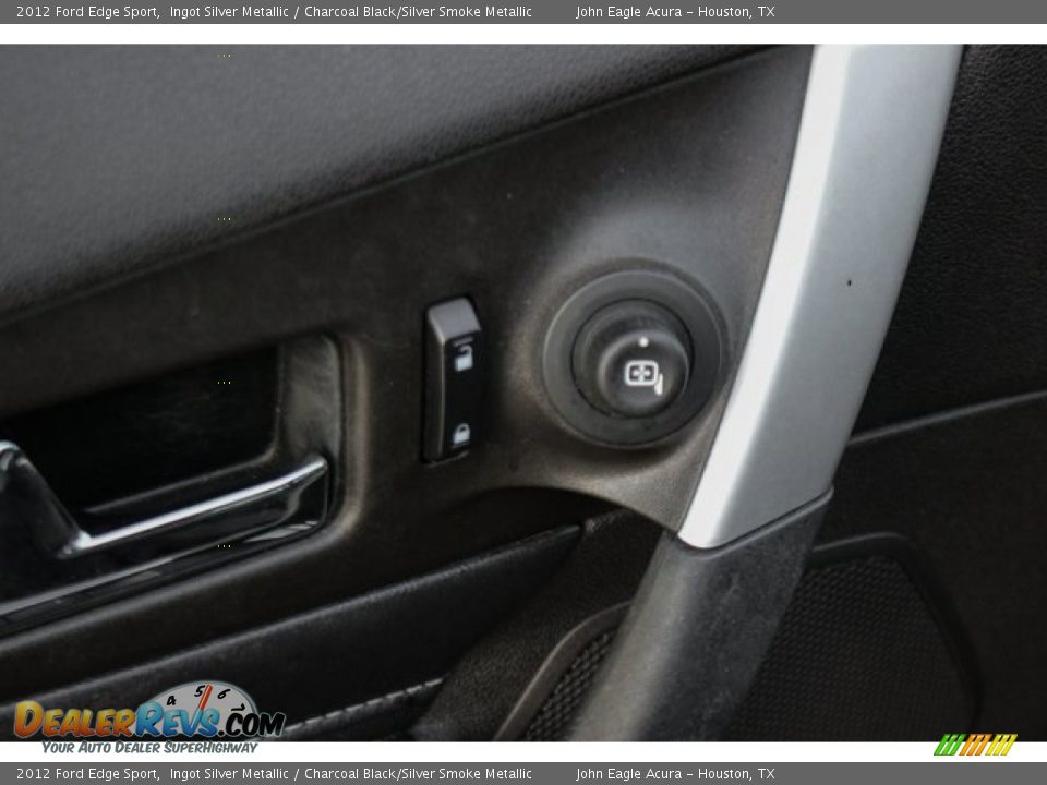 2012 Ford Edge Sport Ingot Silver Metallic / Charcoal Black/Silver Smoke Metallic Photo #17
