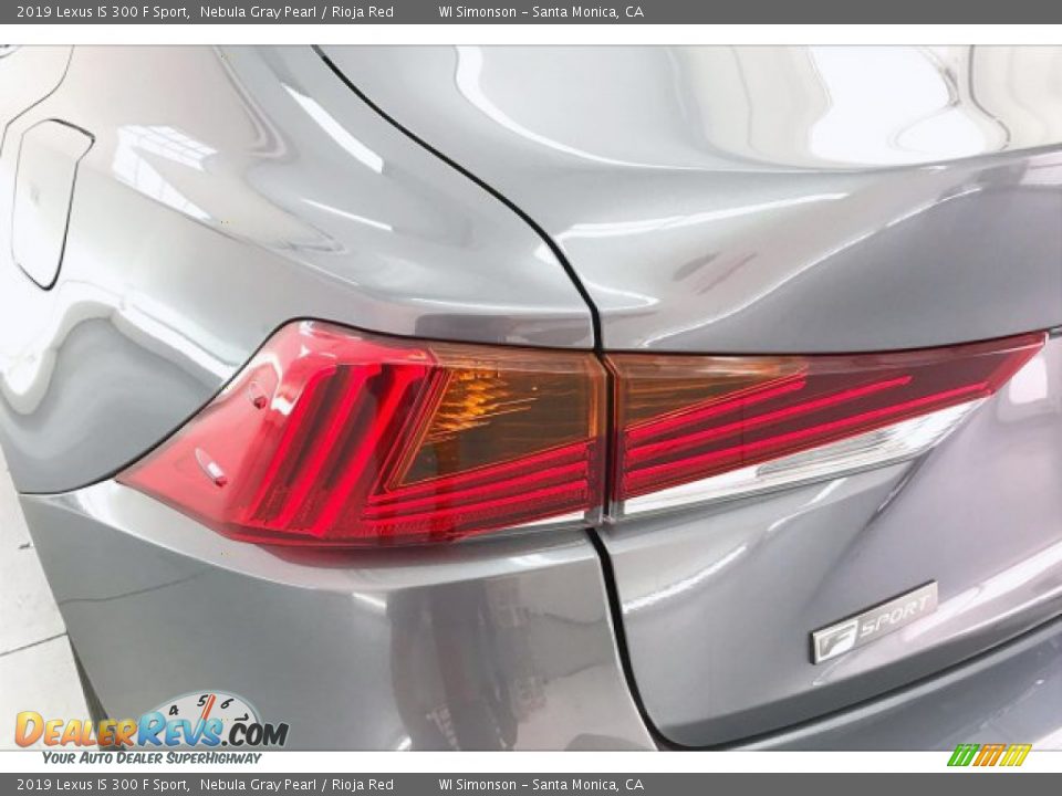 2019 Lexus IS 300 F Sport Nebula Gray Pearl / Rioja Red Photo #26