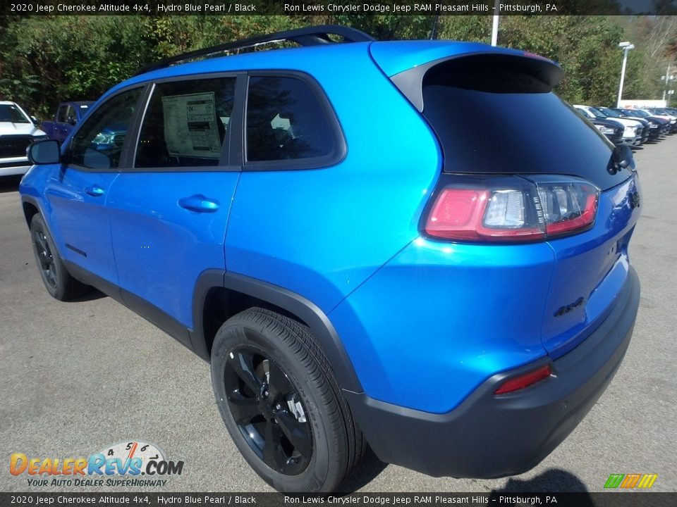 2020 Jeep Cherokee Altitude 4x4 Hydro Blue Pearl / Black Photo #3