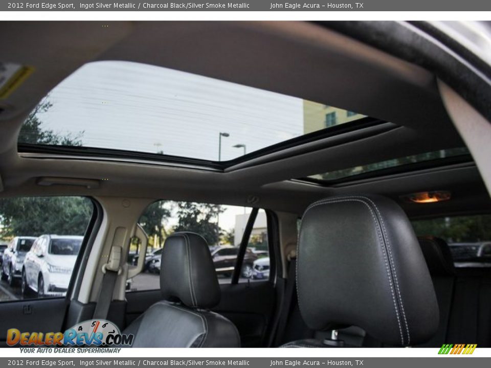 2012 Ford Edge Sport Ingot Silver Metallic / Charcoal Black/Silver Smoke Metallic Photo #19