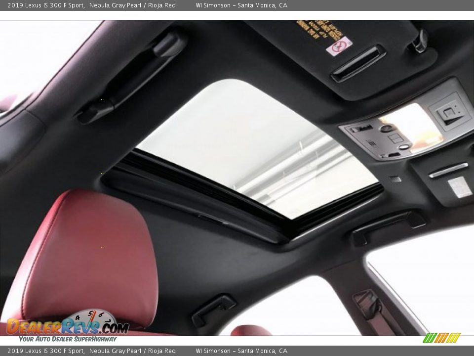 Sunroof of 2019 Lexus IS 300 F Sport Photo #29