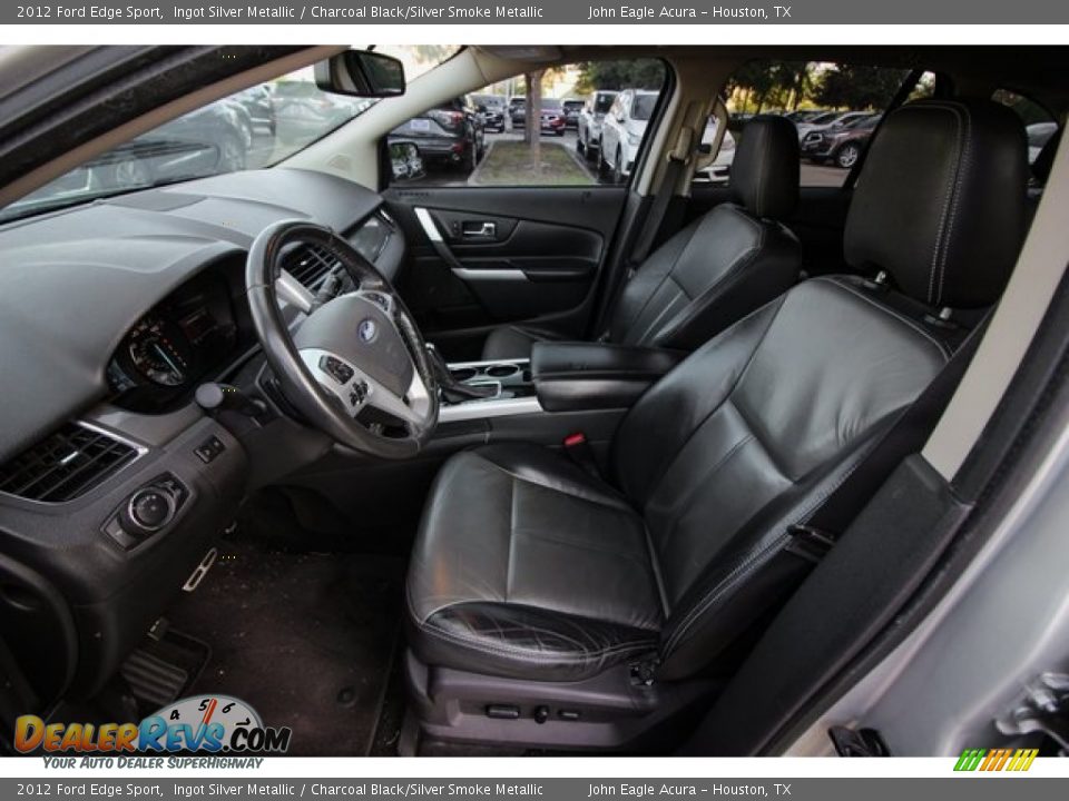 2012 Ford Edge Sport Ingot Silver Metallic / Charcoal Black/Silver Smoke Metallic Photo #21