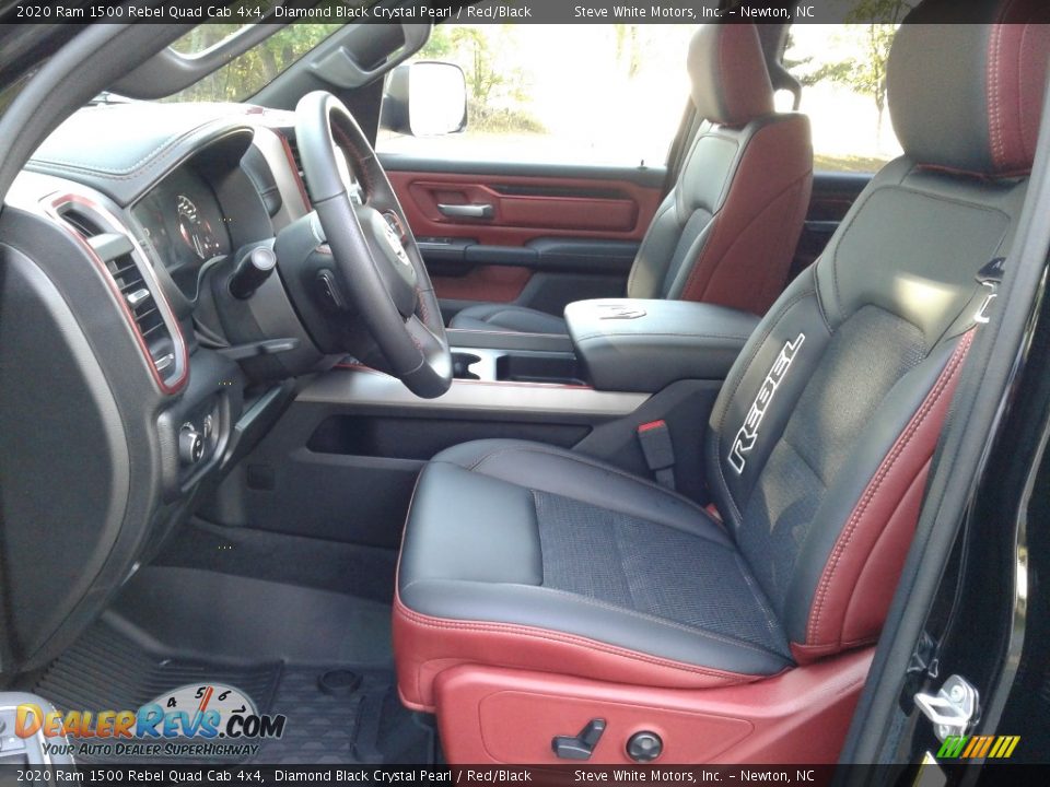 Front Seat of 2020 Ram 1500 Rebel Quad Cab 4x4 Photo #11