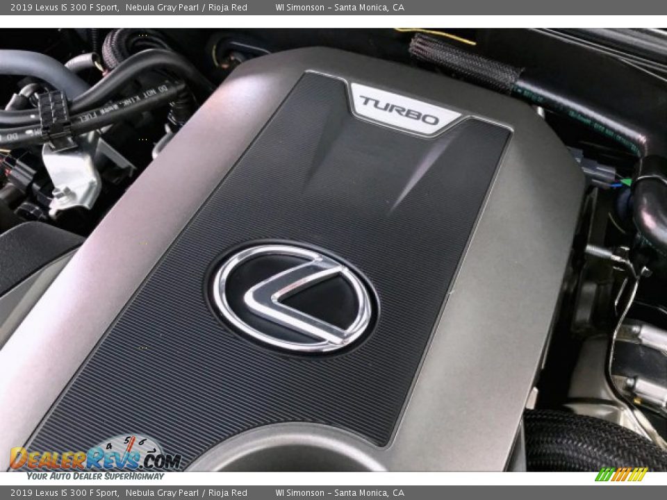 2019 Lexus IS 300 F Sport Nebula Gray Pearl / Rioja Red Photo #31