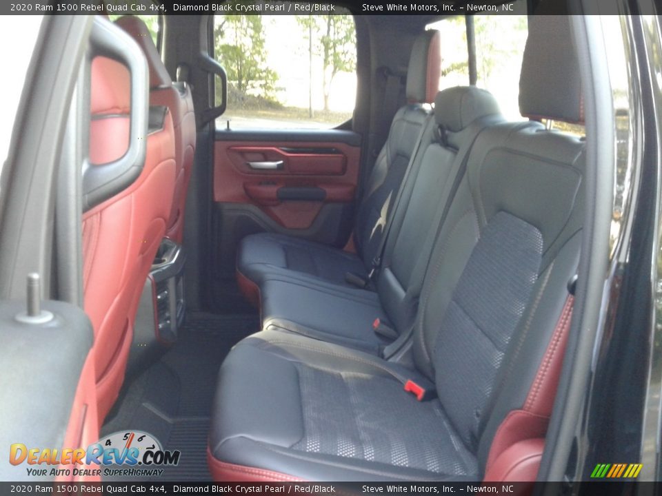 Rear Seat of 2020 Ram 1500 Rebel Quad Cab 4x4 Photo #12