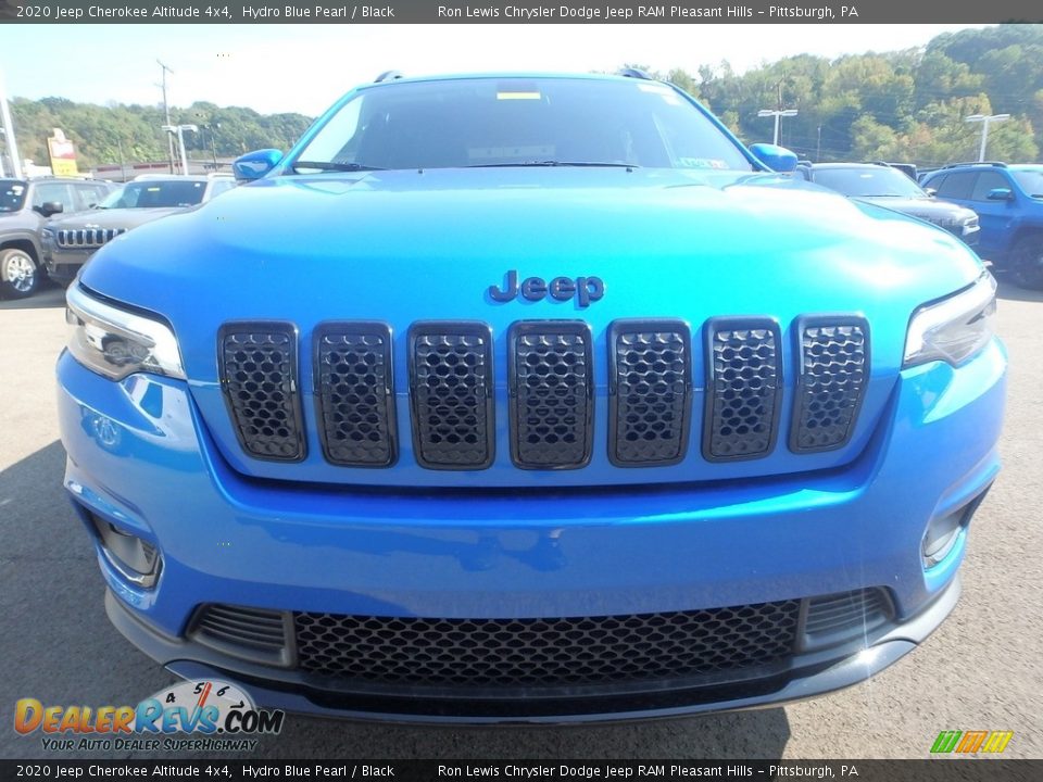 2020 Jeep Cherokee Altitude 4x4 Hydro Blue Pearl / Black Photo #9