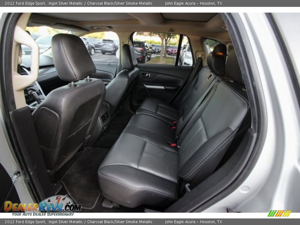 2012 Ford Edge Sport Ingot Silver Metallic / Charcoal Black/Silver Smoke Metallic Photo #23