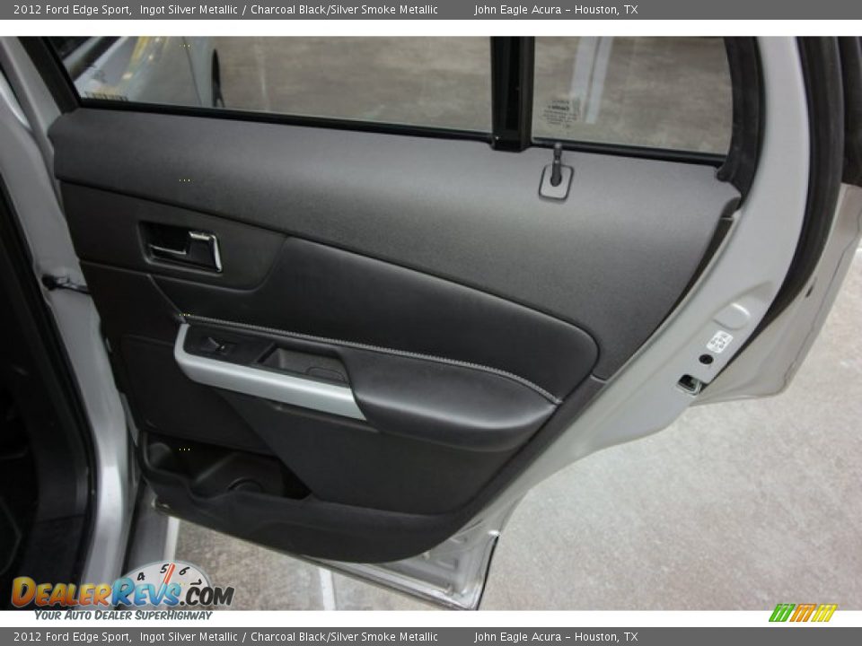 2012 Ford Edge Sport Ingot Silver Metallic / Charcoal Black/Silver Smoke Metallic Photo #24