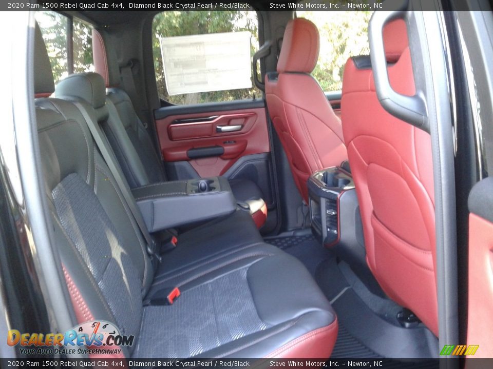 Rear Seat of 2020 Ram 1500 Rebel Quad Cab 4x4 Photo #14