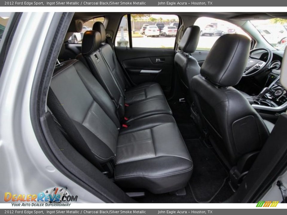 2012 Ford Edge Sport Ingot Silver Metallic / Charcoal Black/Silver Smoke Metallic Photo #25