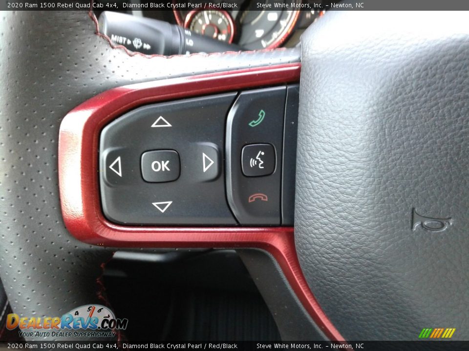 2020 Ram 1500 Rebel Quad Cab 4x4 Steering Wheel Photo #17