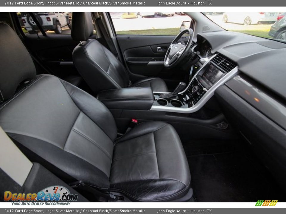 2012 Ford Edge Sport Ingot Silver Metallic / Charcoal Black/Silver Smoke Metallic Photo #27