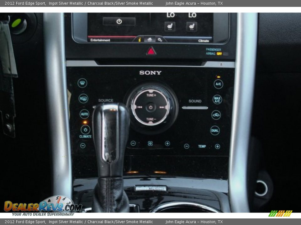 2012 Ford Edge Sport Ingot Silver Metallic / Charcoal Black/Silver Smoke Metallic Photo #31