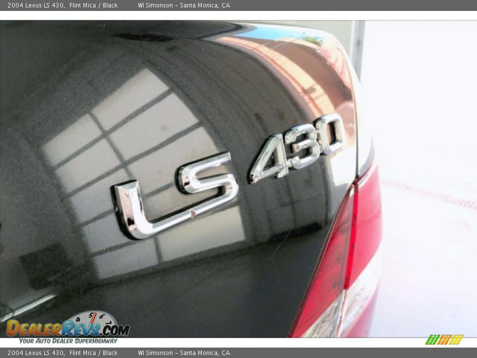 2004 Lexus LS 430 Flint Mica / Black Photo #7