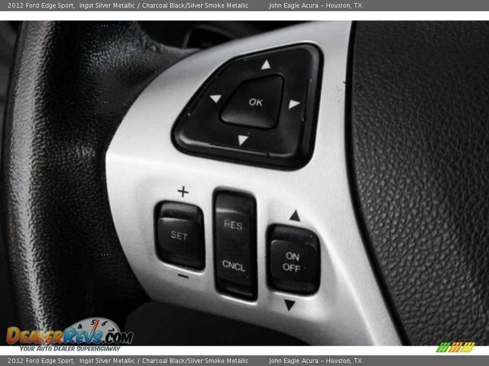2012 Ford Edge Sport Ingot Silver Metallic / Charcoal Black/Silver Smoke Metallic Photo #33