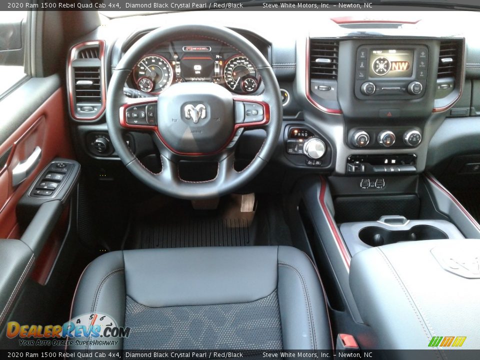 Dashboard of 2020 Ram 1500 Rebel Quad Cab 4x4 Photo #28