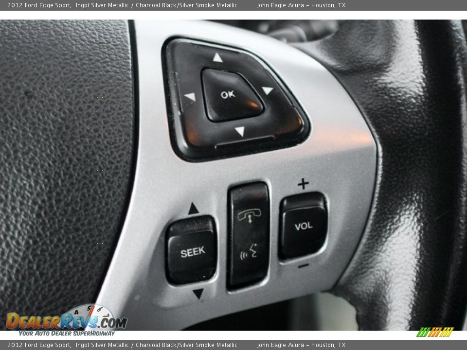 2012 Ford Edge Sport Ingot Silver Metallic / Charcoal Black/Silver Smoke Metallic Photo #35