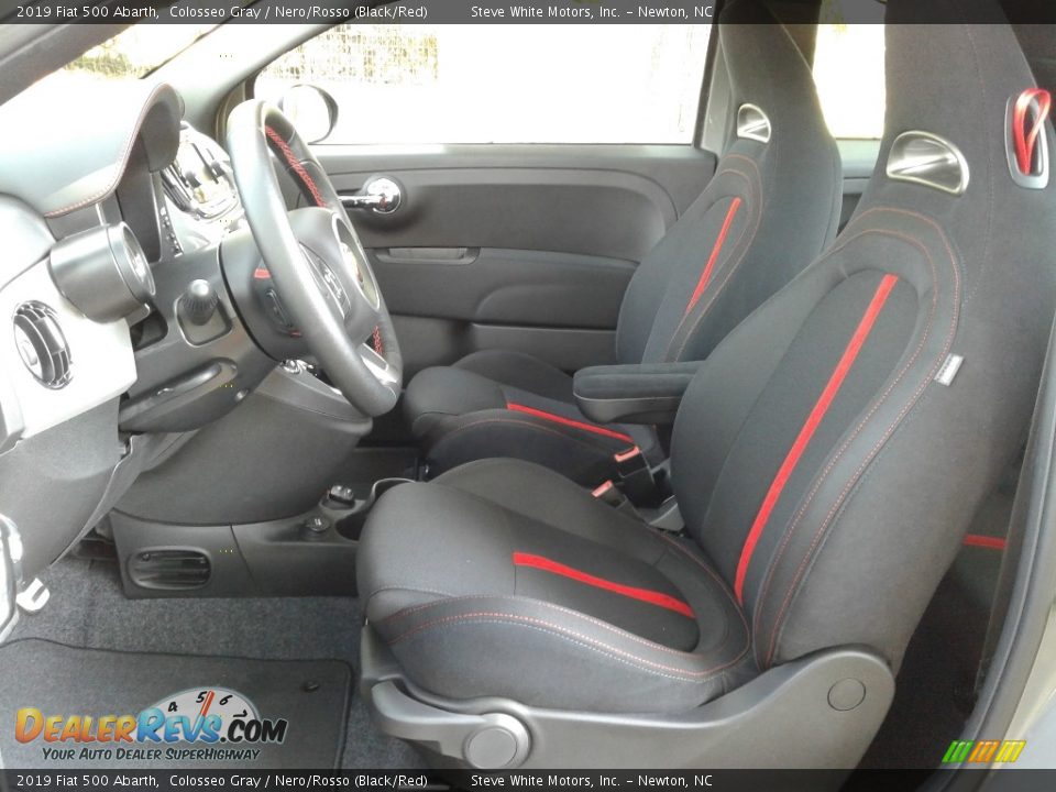 Front Seat of 2019 Fiat 500 Abarth Photo #10